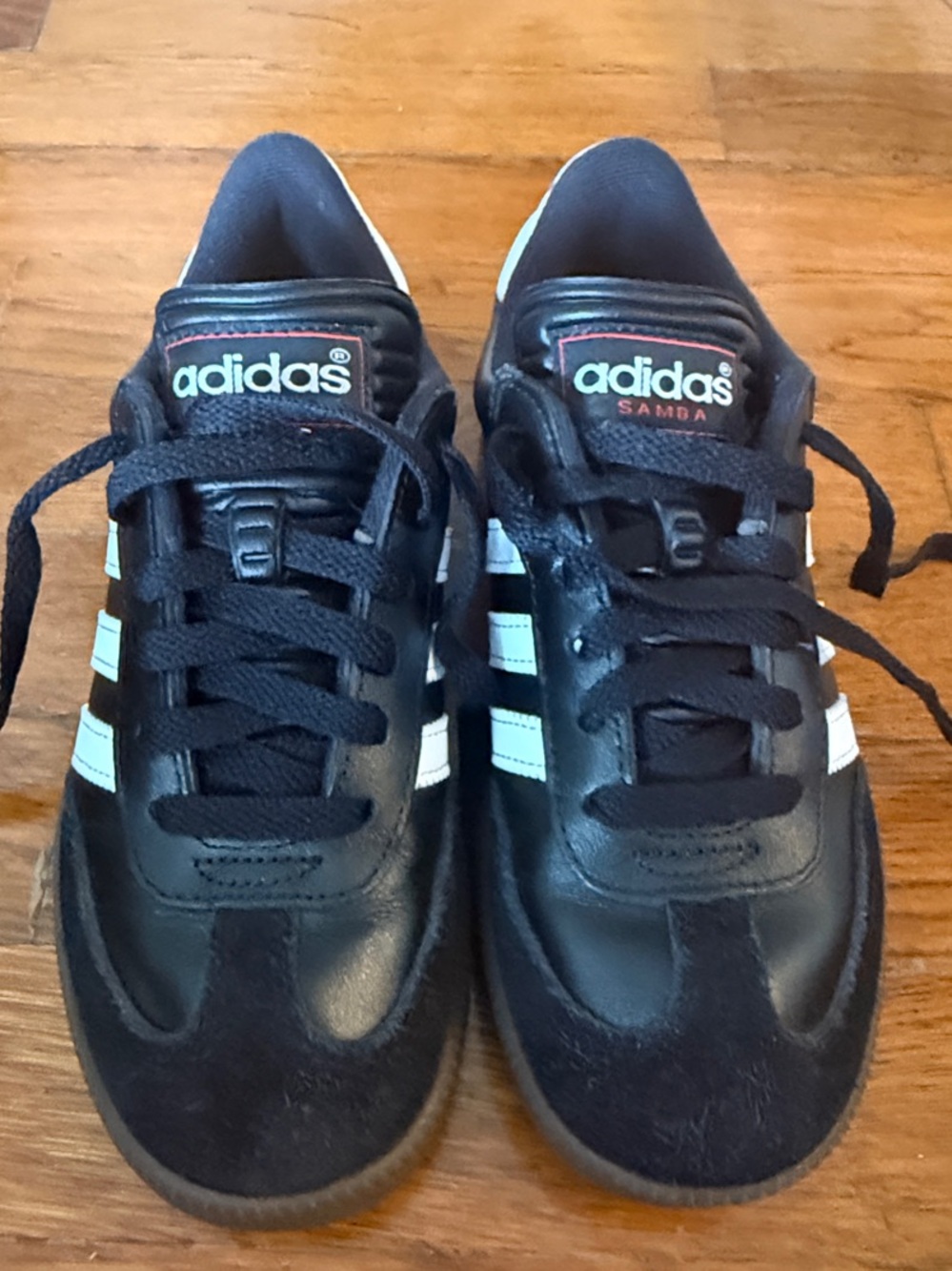 adidas Kids Samba Sneakers in Black and White - Size 3